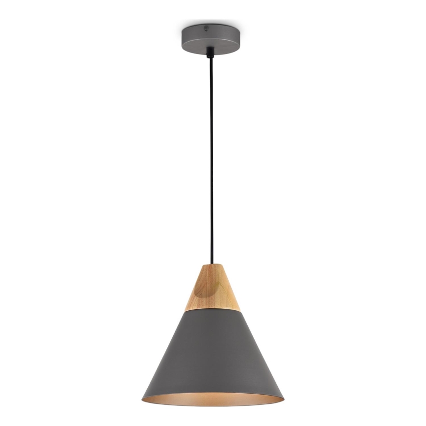 Maytoni P359-PL-220-C - Hanglamp aan een koord BICONES 1xE27/60W/230V diameter 22 cm grijs/beige