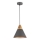 Maytoni P359-PL-220-C - Hanglamp aan een koord BICONES 1xE27/60W/230V diameter 22 cm grijs/beige
