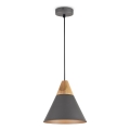 Maytoni P359-PL-220-C - Suspension filaire BICONES 1xE27/60W/230V d. 22 cm gris/beige