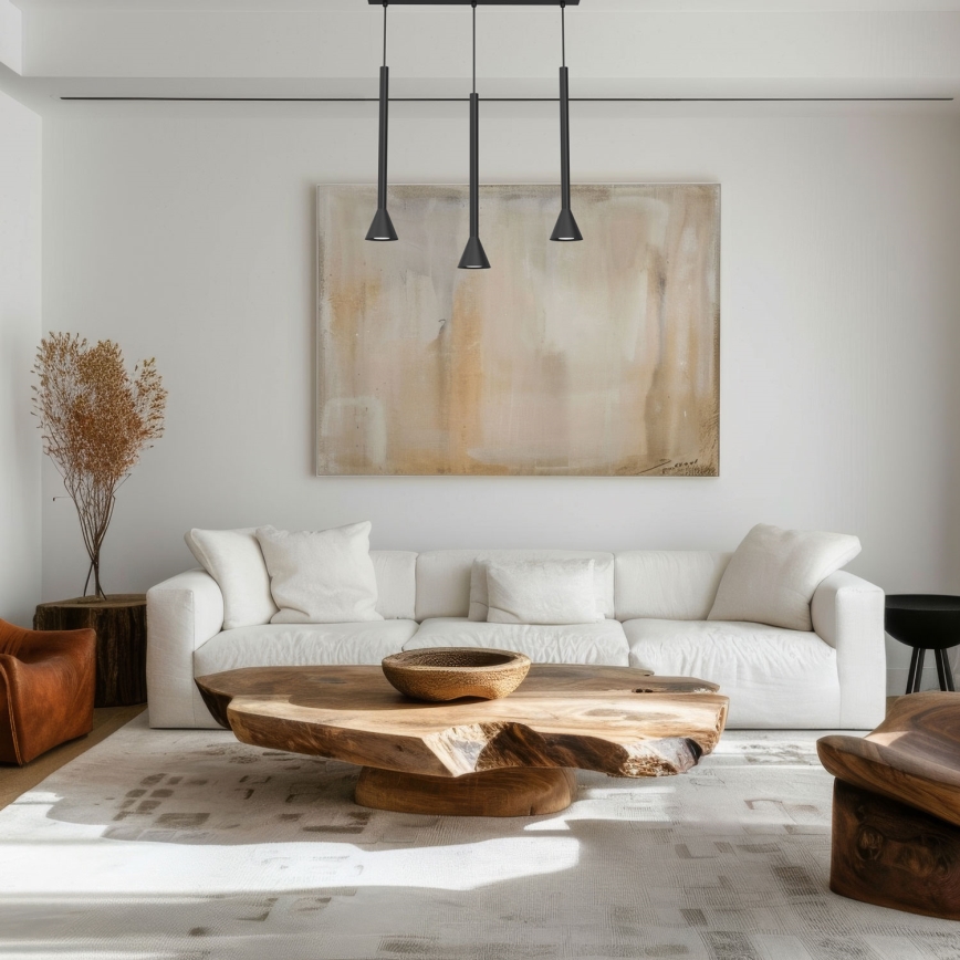 MAZZO hanglamp aan kabel 3xGU10/8W/230V zwart