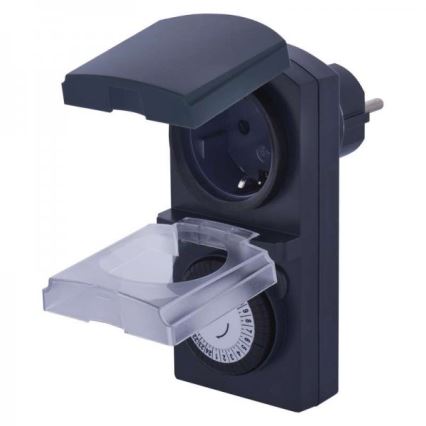 Buiten mechanische tijdschakelaar SCHUKO IP44