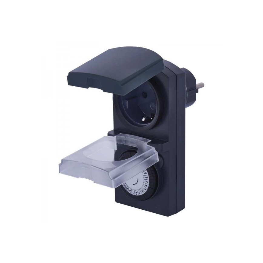 Buiten mechanische tijdschakelaar SCHUKO IP44