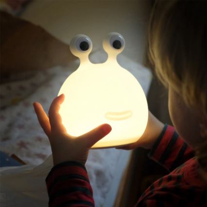 MegaLight - Lampe tactile RGB à intensité variable et rechargeable pour enfants MOMO MOON LED/5V