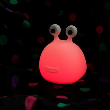 MegaLight - Lampe tactile RGB à intensité variable et rechargeable pour enfants MOMO MOON LED/5V