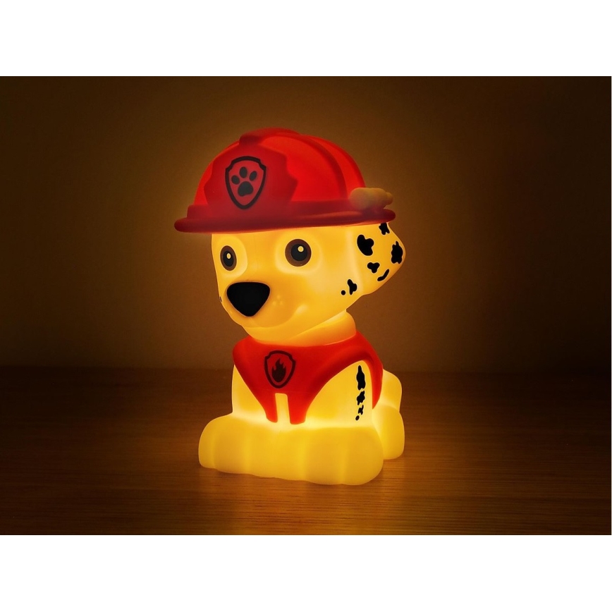 MegaLight - LED Dimbaar oplaadbaar kinder lamp PAW PATROL MARSHALL LED/5V