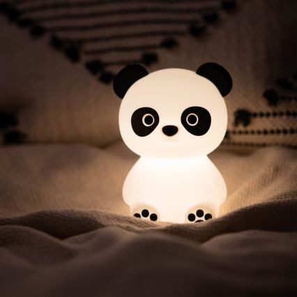 MegaLight - LED RGB Dimbaar oplaadbaar kinder aanraken lamp PADDY PANDA LED/5V