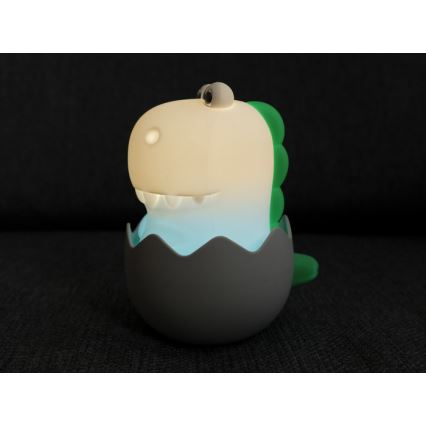 MegaLight - LED RGB Dimbaar oplaadbaar kinder aanraken lamp DIGGY DINO LED/5V