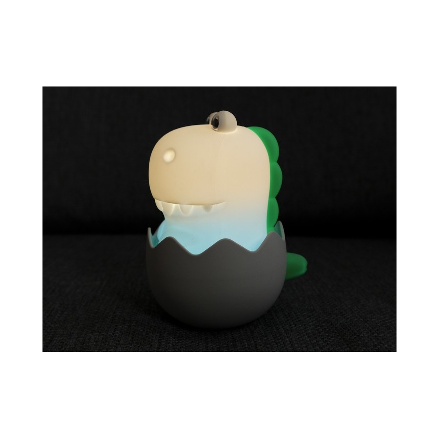 MegaLight - LED RGB Dimbaar oplaadbaar kinder aanraken lamp DIGGY DINO LED/5V