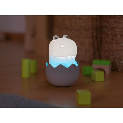 MegaLight - LED RGB Dimbaar oplaadbaar kinder aanraken lamp DIGGY DINO LED/5V