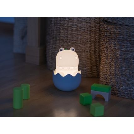 MegaLight - LED RGB Dimbaar oplaadbaar kinder aanraken lamp DIGGY DINO LED/5V