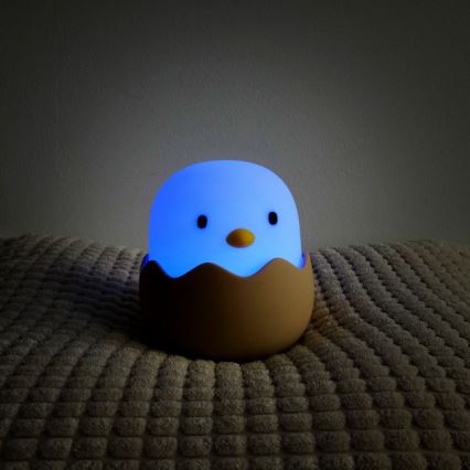 MegaLight - LED RGB Dimbaar oplaadbaar kinder aanraken lamp EGGY EGG LED/5V