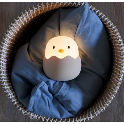 MegaLight - LED RGB Dimbaar oplaadbaar kinder aanraken lamp EGGY EGG LED/5V
