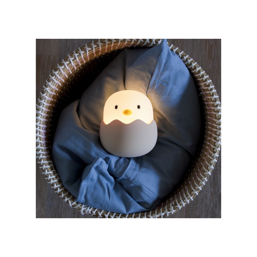 MegaLight - LED RGB Dimbaar oplaadbaar kinder aanraken lamp EGGY EGG LED/5V