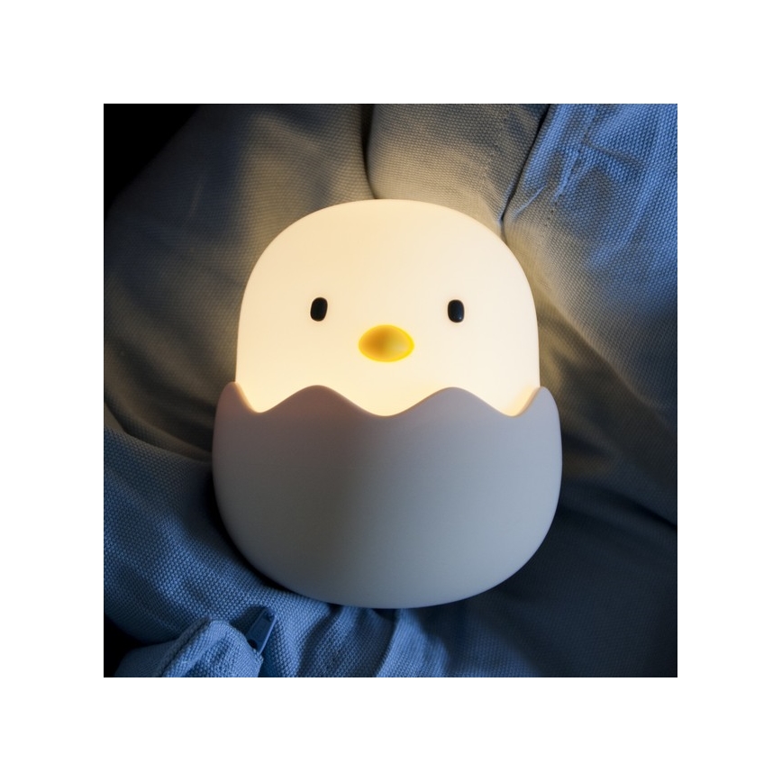 MegaLight - LED RGB Dimbaar oplaadbaar kinder aanraken lamp EGGY EGG LED/5V