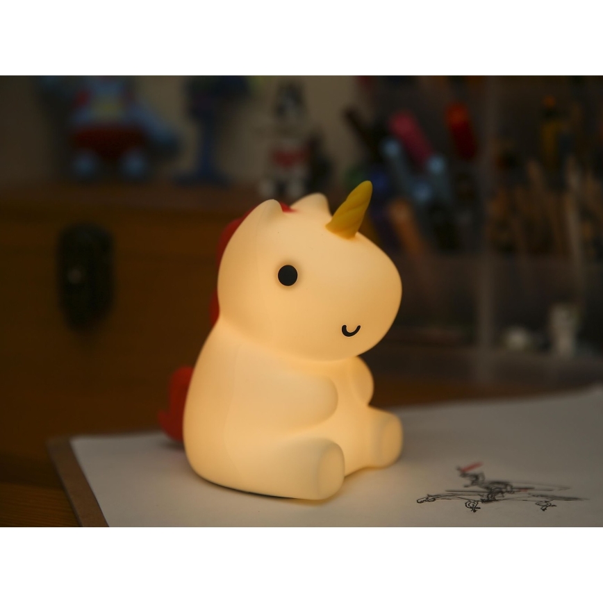 MegaLight - LED RGB Dimbaar oplaadbaar kinder aanraken lamp MAGGY MAGIC LED/5V