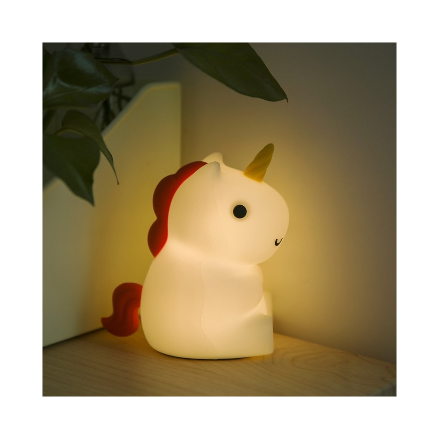 MegaLight - LED RGB Dimbaar oplaadbaar kinder aanraken lamp MAGGY MAGIC LED/5V