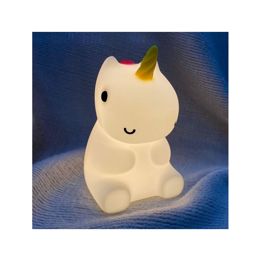 MegaLight - LED RGB Dimbaar oplaadbaar kinder aanraken lamp MAGGY MAGIC LED/5V