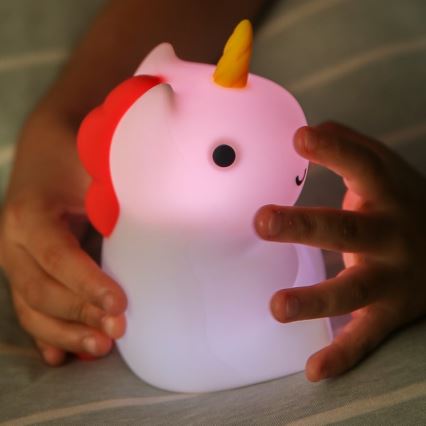 MegaLight - LED RGB Dimbaar oplaadbaar kinder aanraken lamp MAGGY MAGIC LED/5V