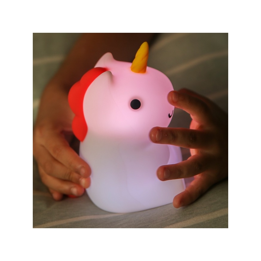 MegaLight - LED RGB Dimbaar oplaadbaar kinder aanraken lamp MAGGY MAGIC LED/5V