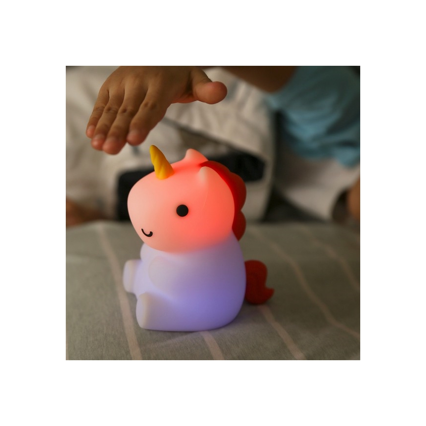 MegaLight - LED RGB Dimbaar oplaadbaar kinder aanraken lamp MAGGY MAGIC LED/5V