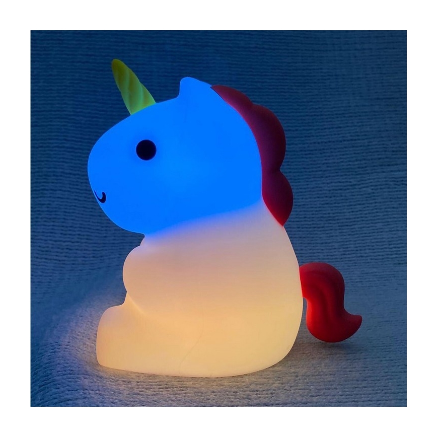 MegaLight - LED RGB Dimbaar oplaadbaar kinder aanraken lamp MAGGY MAGIC LED/5V