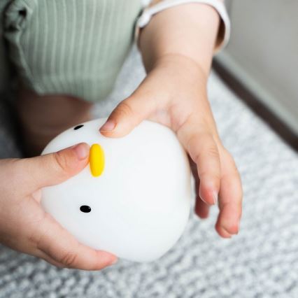 MegaLight - LED RGB Oplaadbaar kinder aanraken badlamp SWIMMY DUCK LED/5V IP67