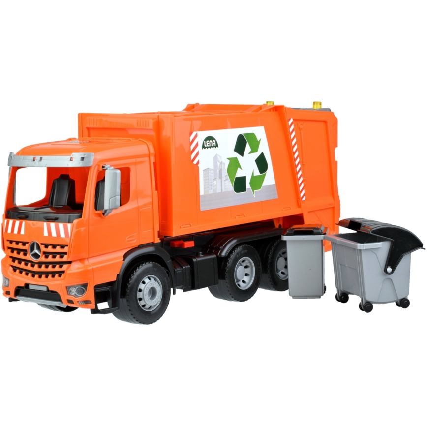 Mercedes WORXX vuilniswagen, 53 cm, oranje