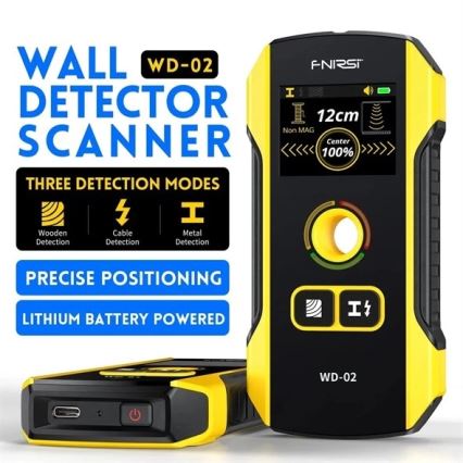 Metaaldetector, spanning en inhomogeniteiten, 300 mAh 5V