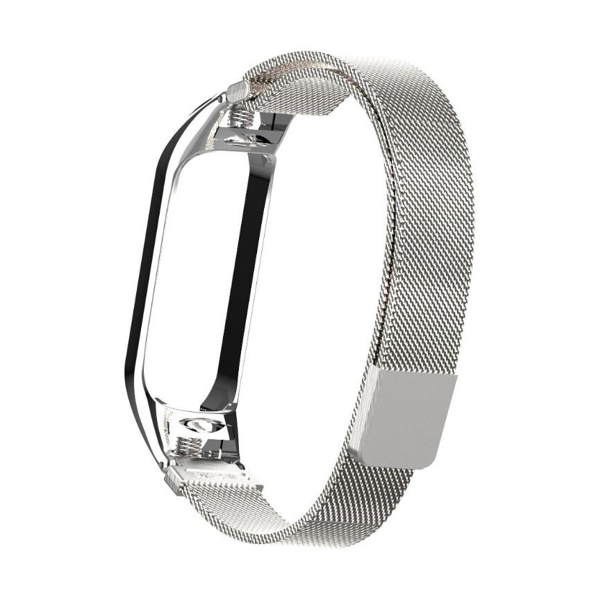 Metalen band voor Xiaomi Mi Band 5/6 zilver