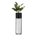 Metalen bloempot LOFT 70x20 cm zwart
