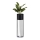 Metalen bloempot LOFT 70x20 cm zwart