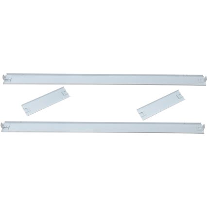 Metalen frame voor montage van LED-panelen STELLA 120x30 cm, wit