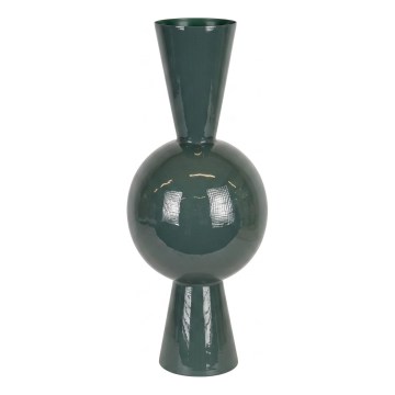 Metalen vaas 60x25 cm groen