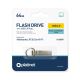 Metalen waterbestendige Flash Drive USB 64GB chroom