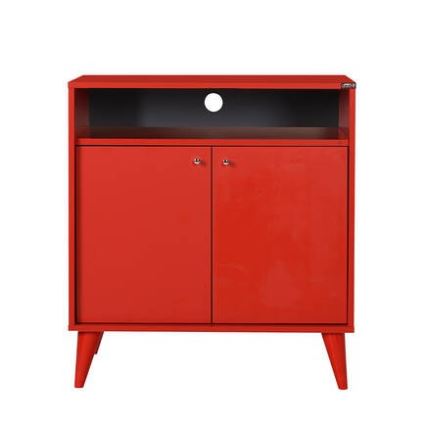 Meuble 79x73 cm rouge