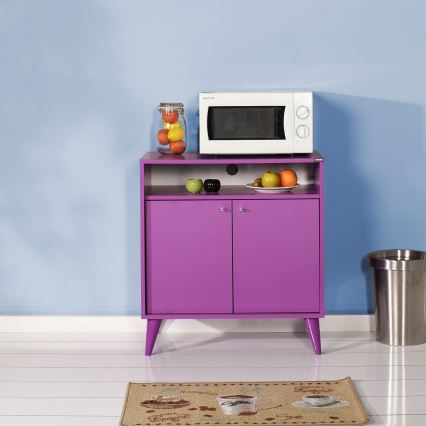 Meuble 79x73 cm violet