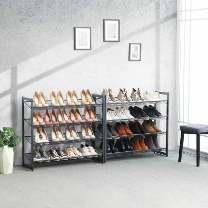 Meuble à chaussures ALVORO gris