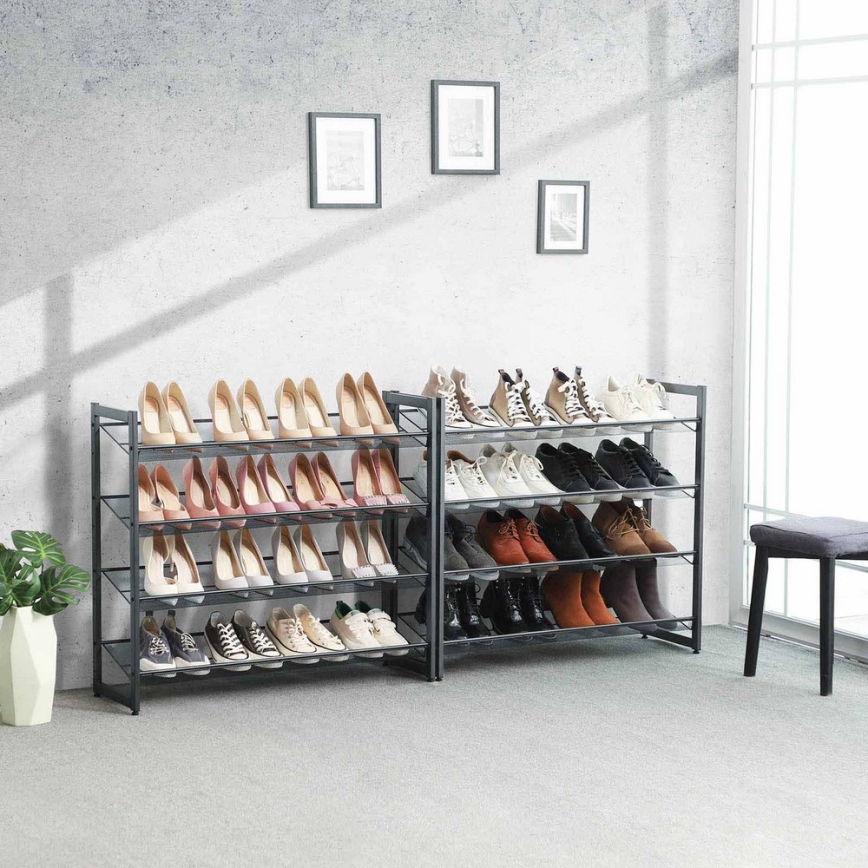 Meuble à chaussures ALVORO gris