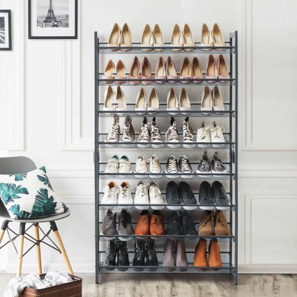 Meuble à chaussures ALVORO gris