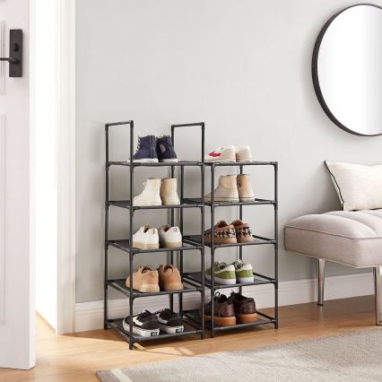 Meuble à chaussures ALVORO noir