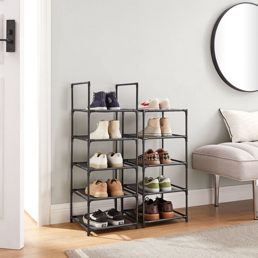 Meuble à chaussures ALVORO noir