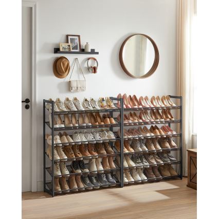 Meuble à chaussures ALVORO noir