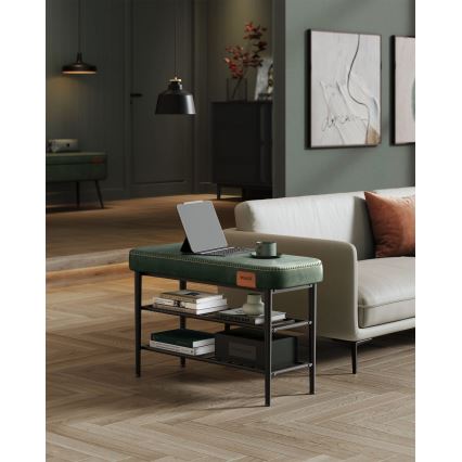 Meuble à chaussures ANDOR vert/noir