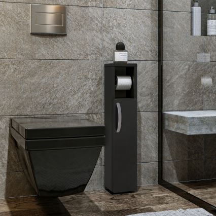 Meuble avec porte-papier WC STAR 65x15 cm anthracite