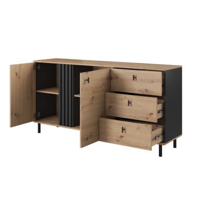 Meuble BADIA chêne/anthracite