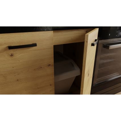 Meuble de cuisine ROSALIA 240 cm, finition chêne craft