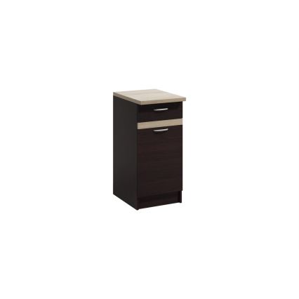 Meuble de cuisine VALERIA 180 cm chêne sonoma/marron