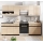 Meuble de cuisine VALERIA 240 cm marron/chêne sonoma