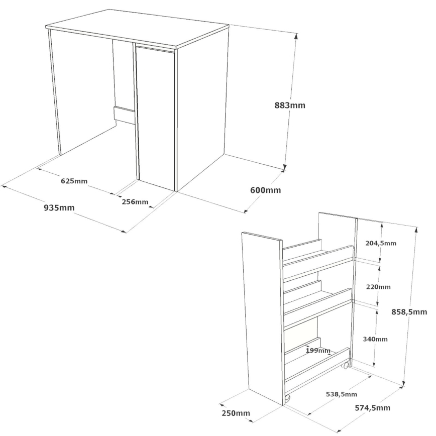 Meuble de machine à laver avec un espace de stockage 88,3x93,5 cm blanc/noyer