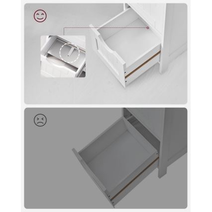 Meuble de rangement ZARA blanc